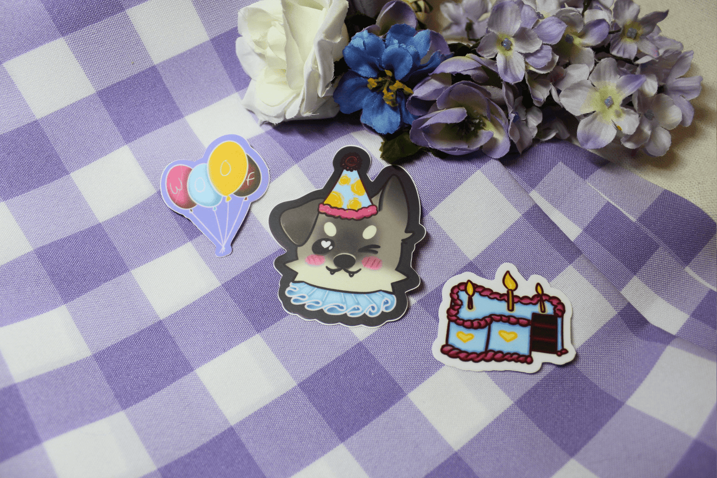 Feb Sticker Club Leftovers - Pringle's Bday! - puppypilled