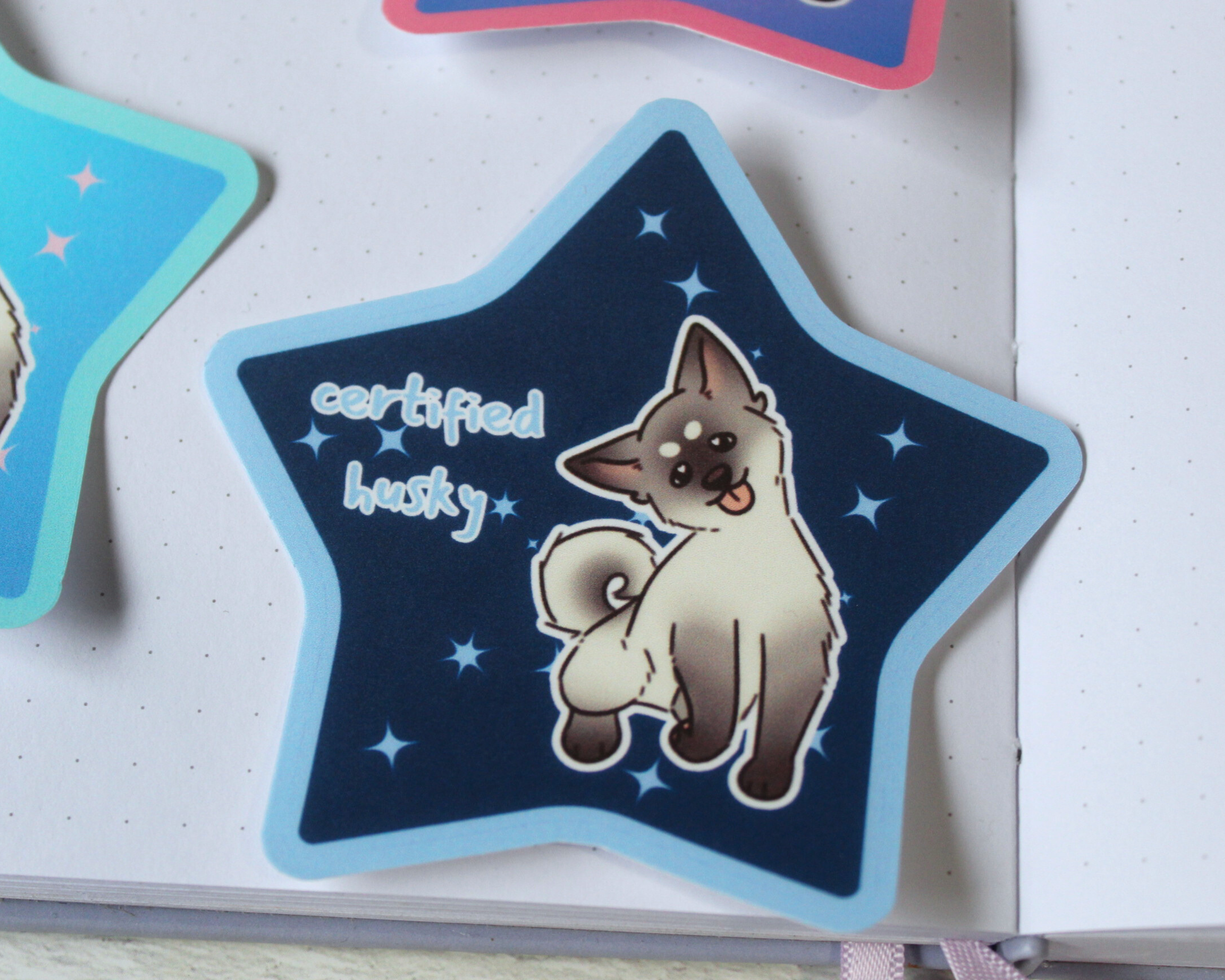 "Certified Husky" Sticker