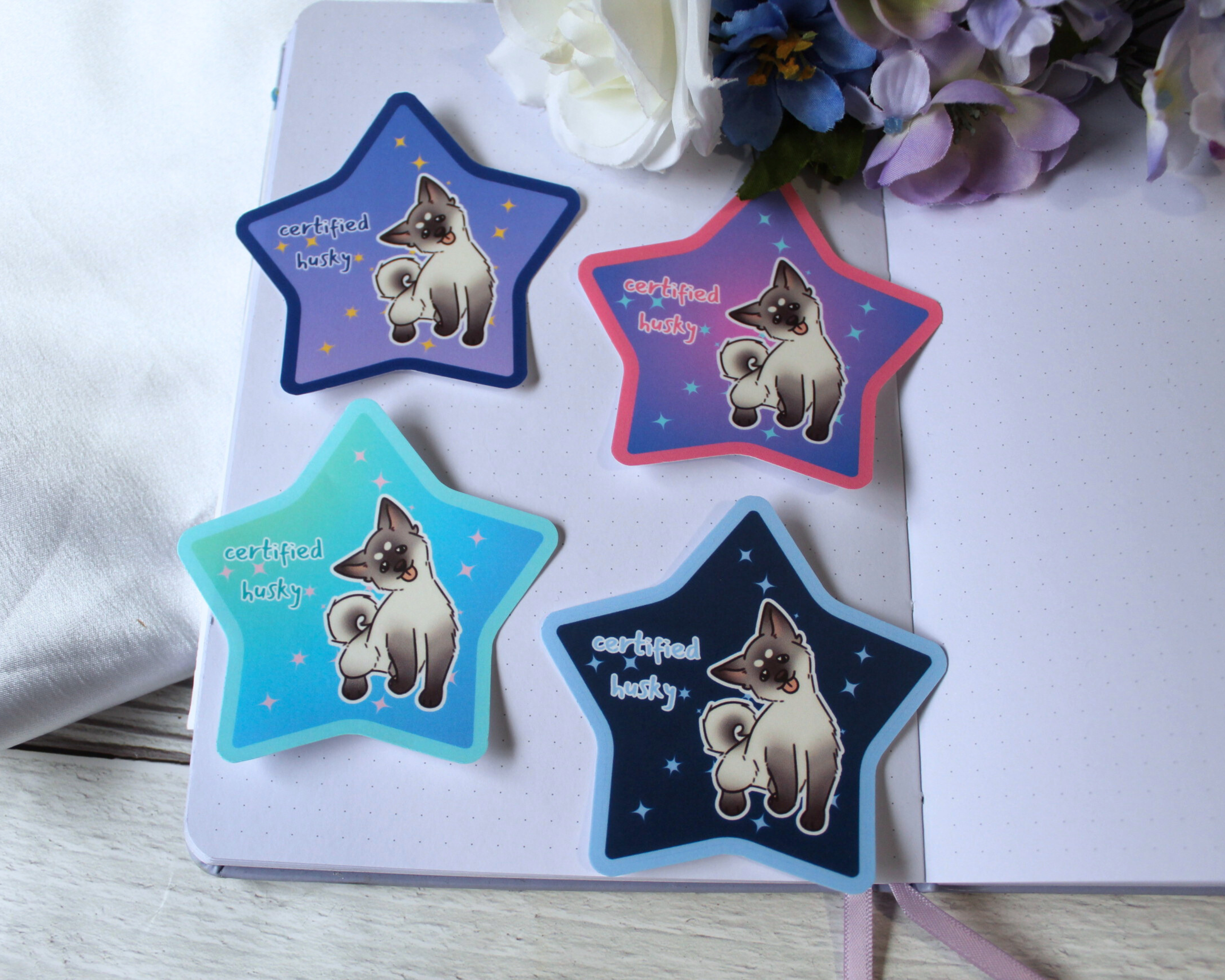 "Certified Husky" Sticker