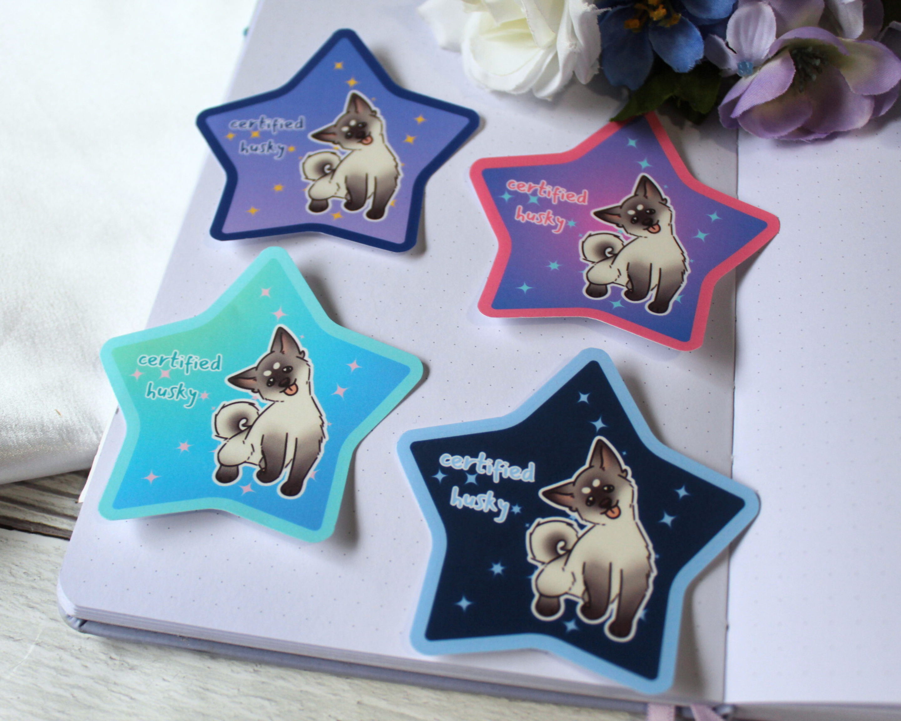 "Certified Husky" Sticker