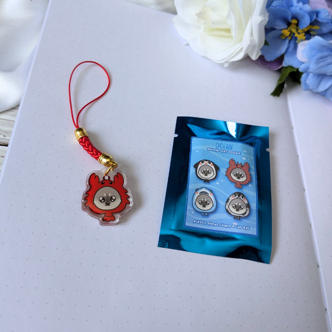 Animal Hat Doggie BLIND BAG Phone Charm