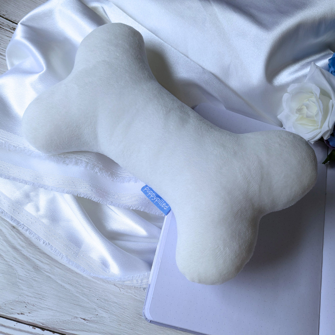 Doggie Bone Plushie! (with Squeakers)
