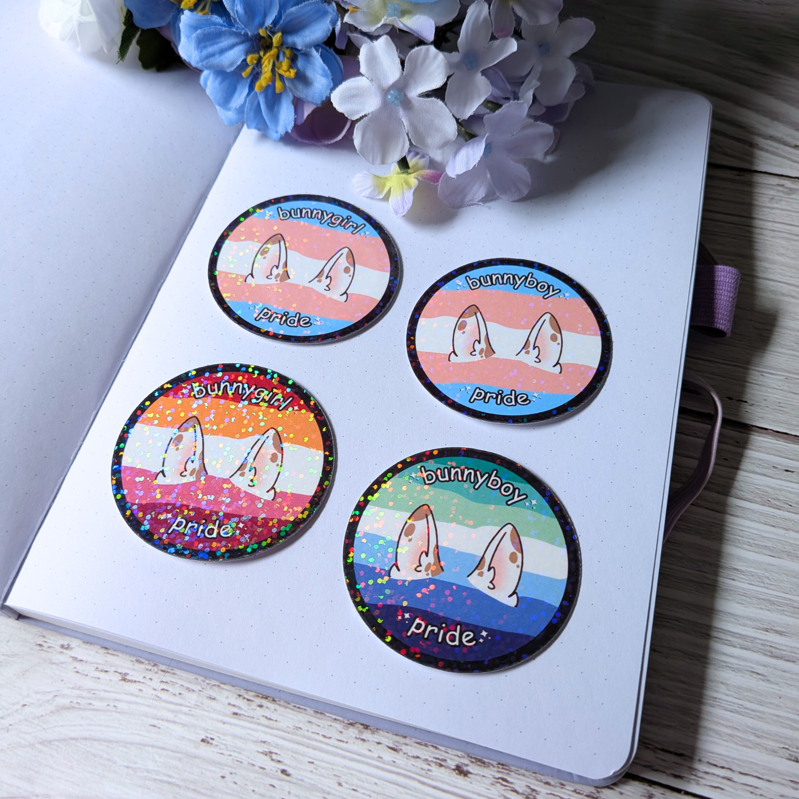 Bunny Pride Sticker (Customize your own!)