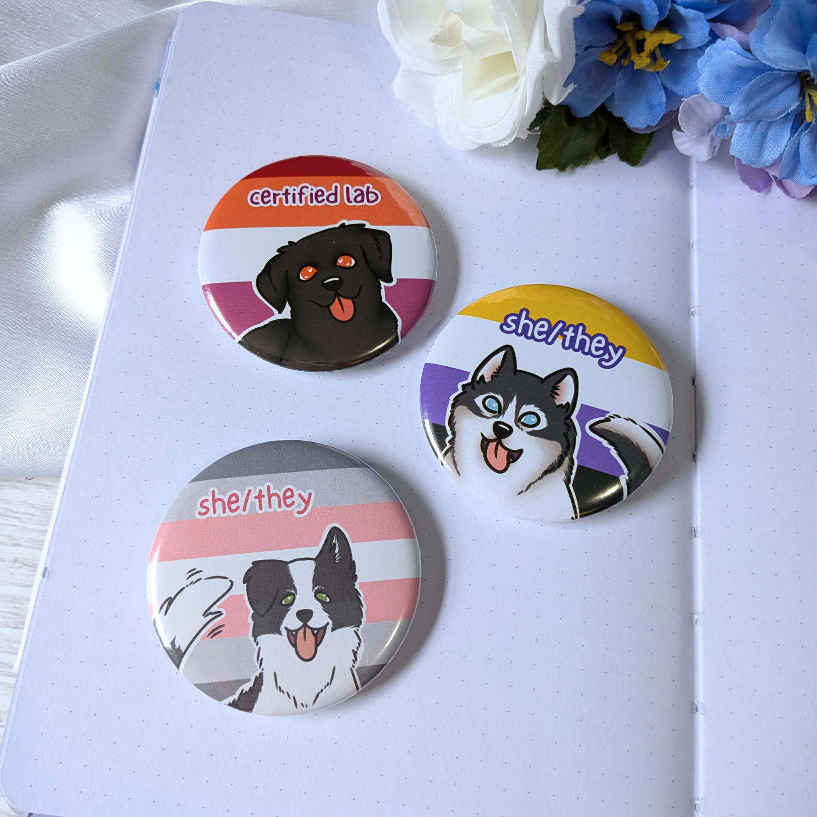 Customizable!! Dog Breed Pins