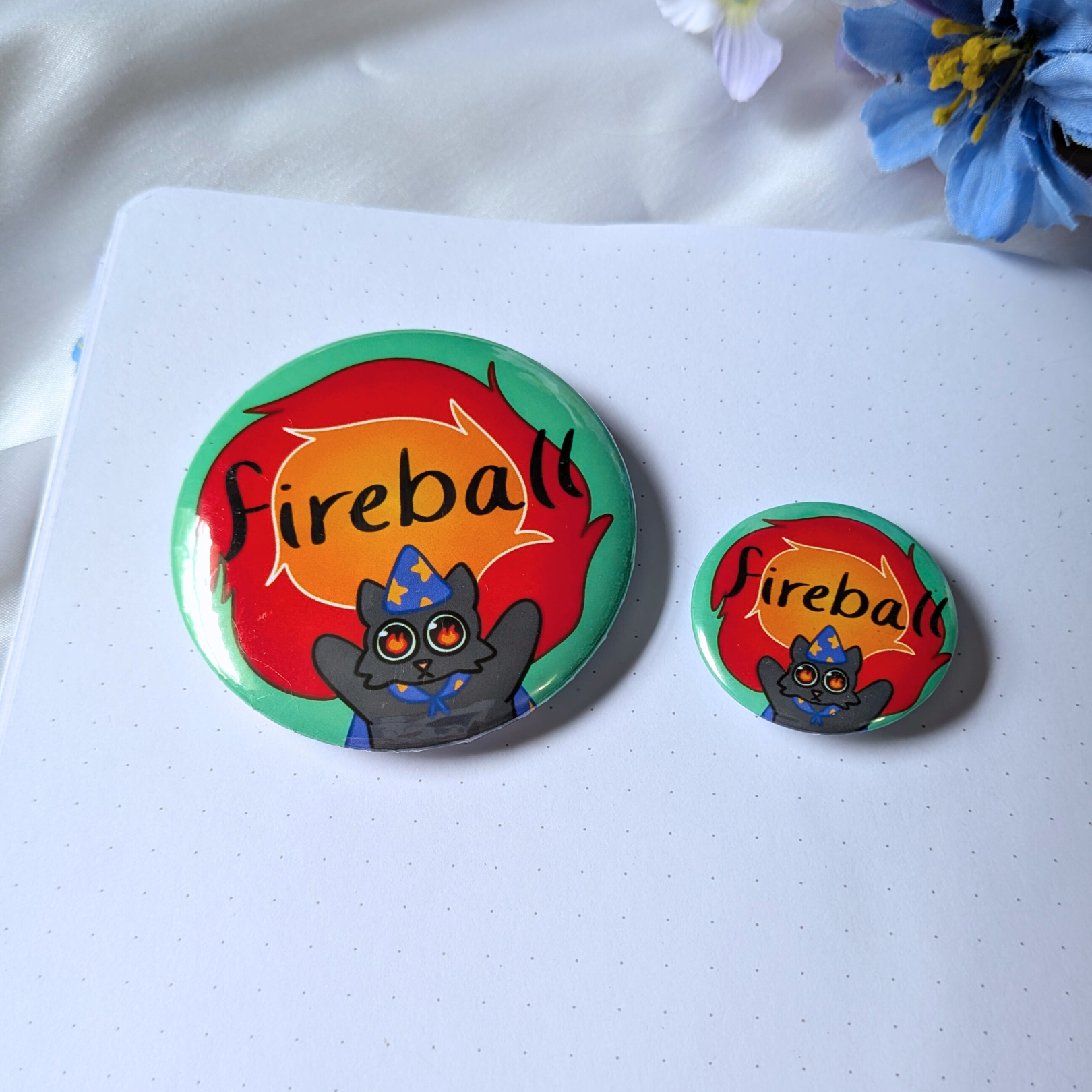 FIREBALL! Button Pin