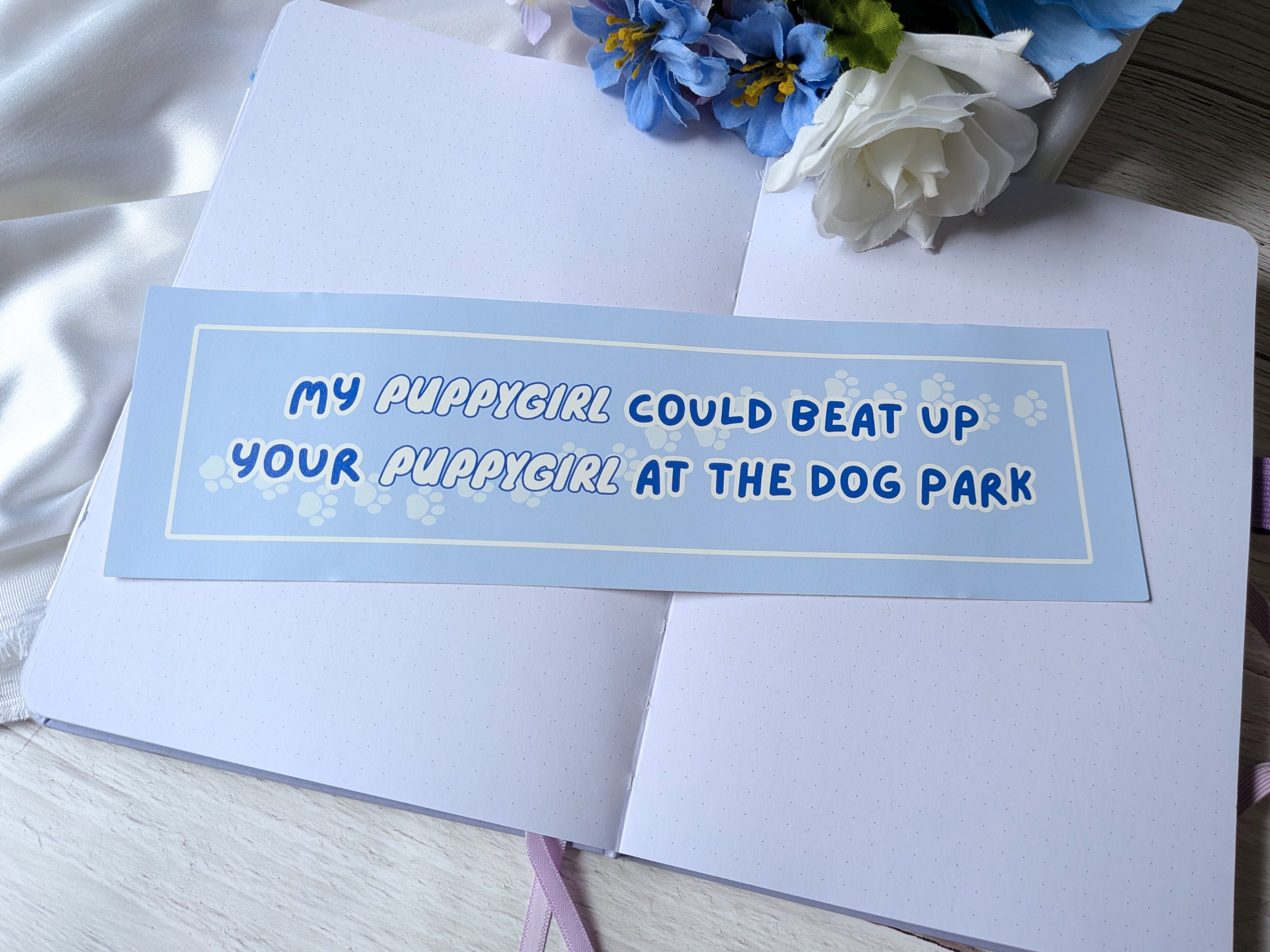 Puppygirl Fight Bumper Sticker