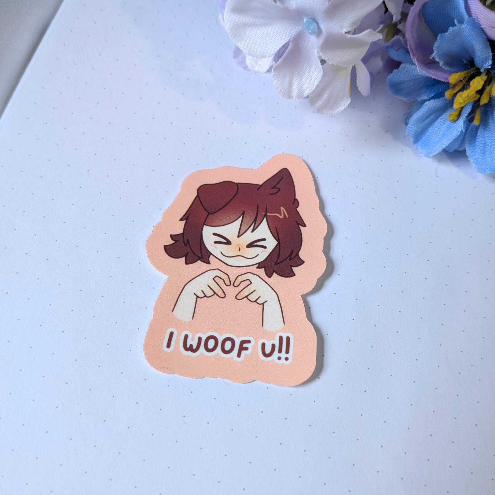 I woof u Sticker