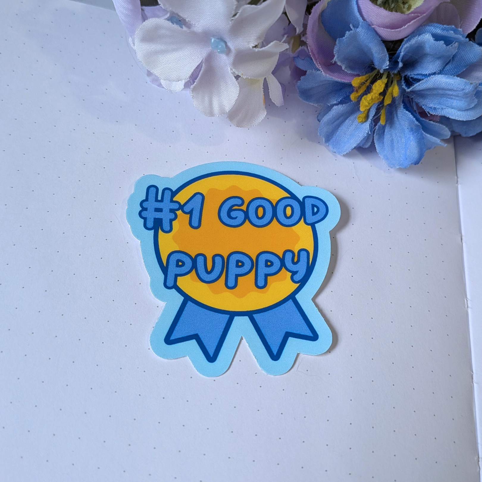 #1 Good Puppy Sticker