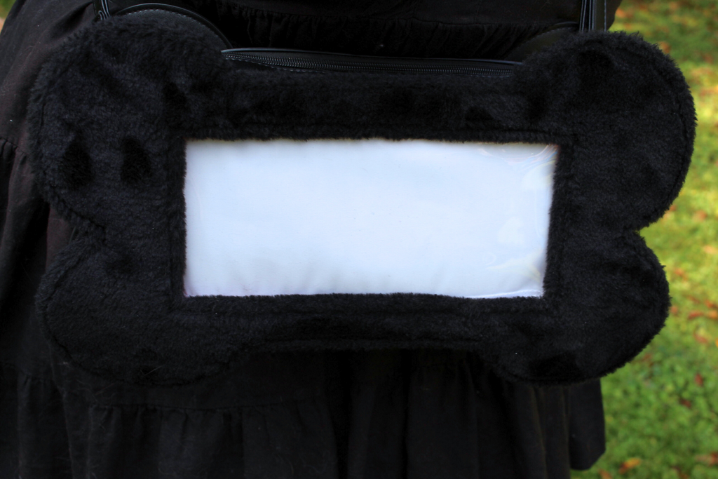 (Black) Doggie Bone Ita Bag - B-GRADE LEFTOVERS