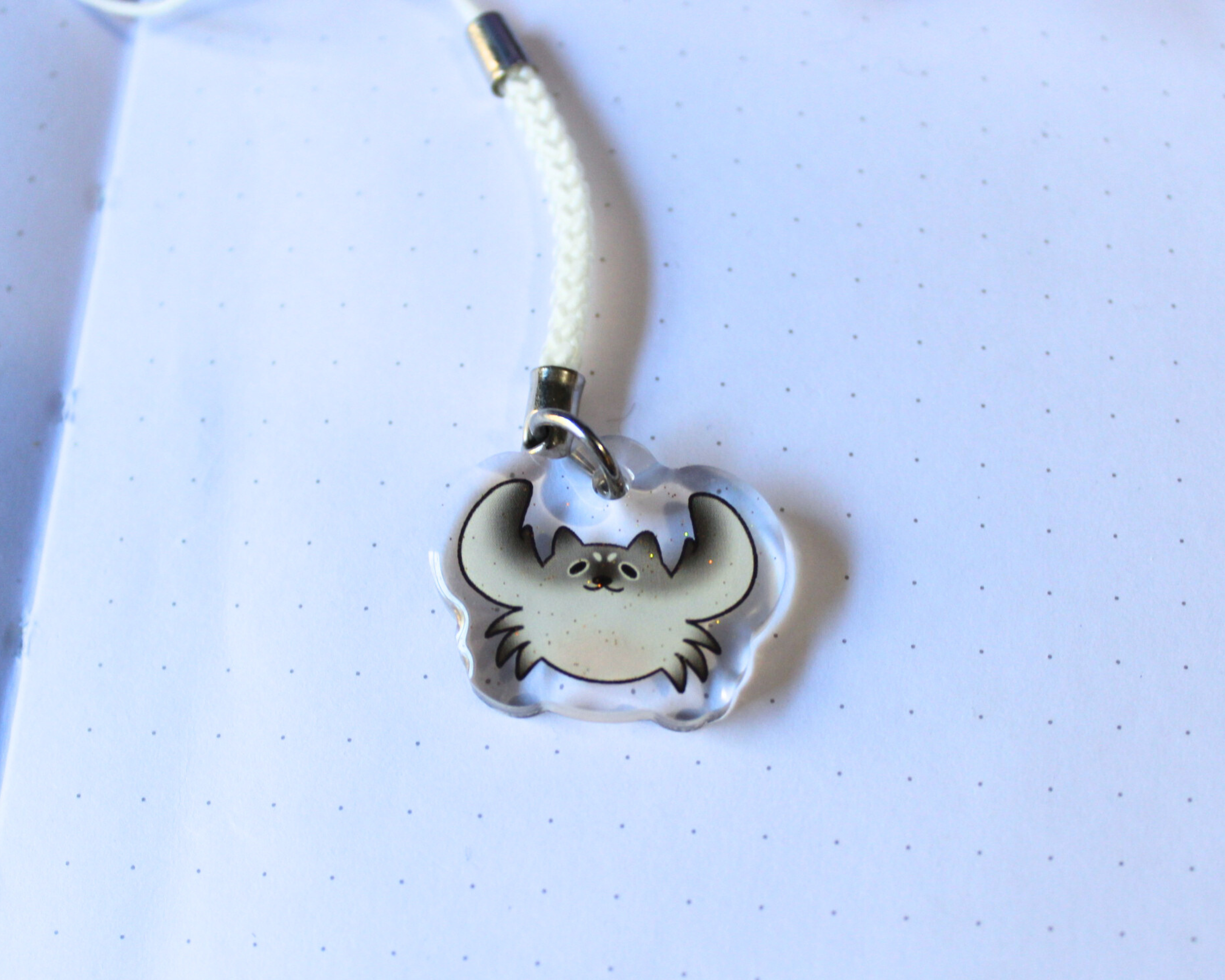 Crab Pringle Phone Charm