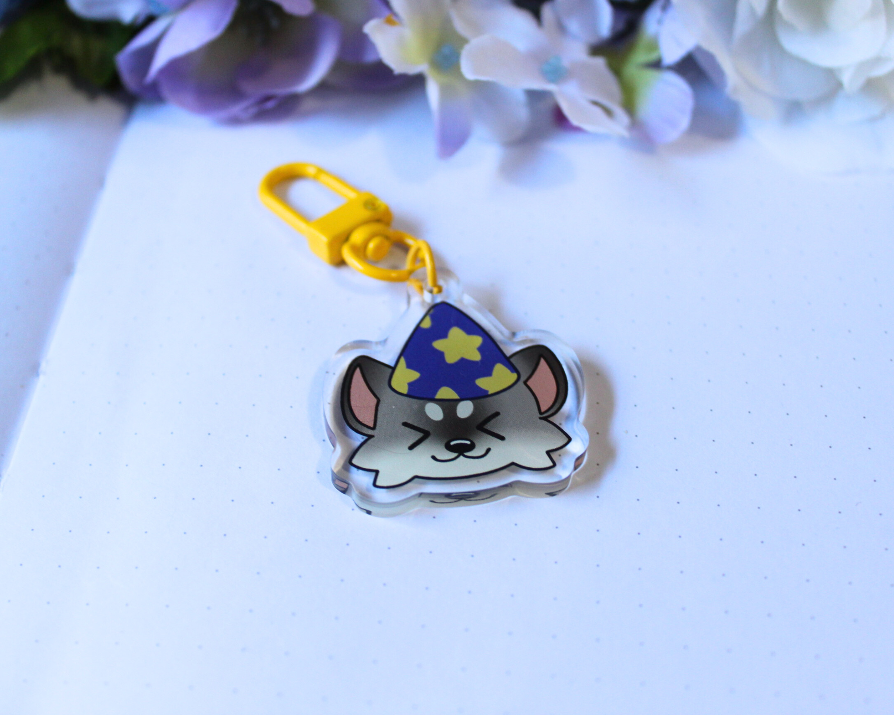 Wizard Hat Pringle Acrylic Charm