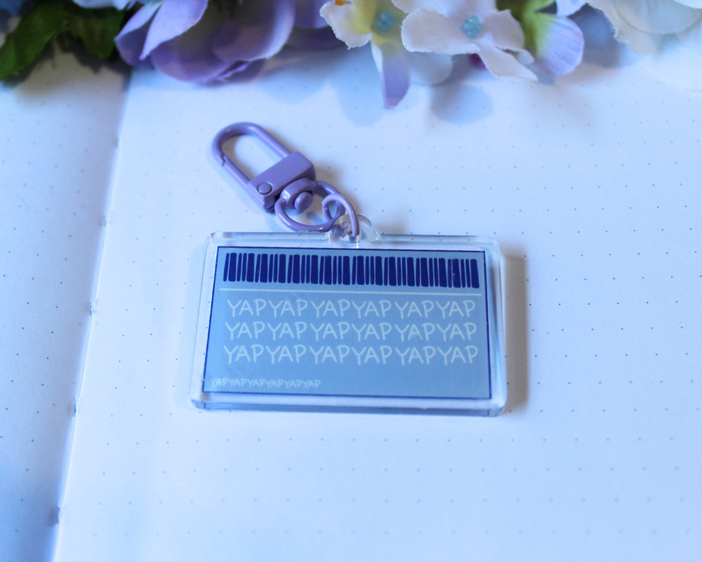 Certified Yapper ID Card Keychain