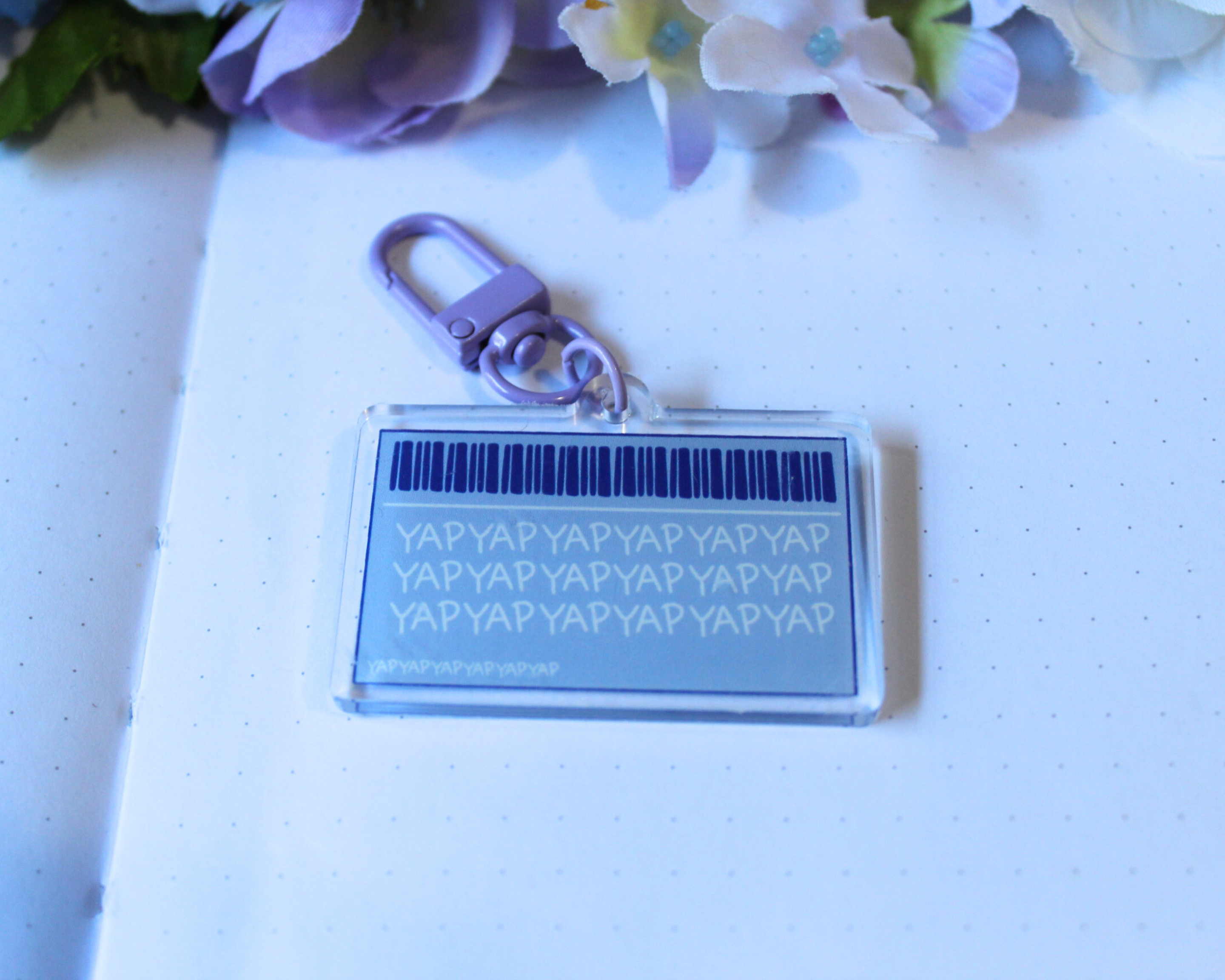 Certified Yapper ID Card Keychain