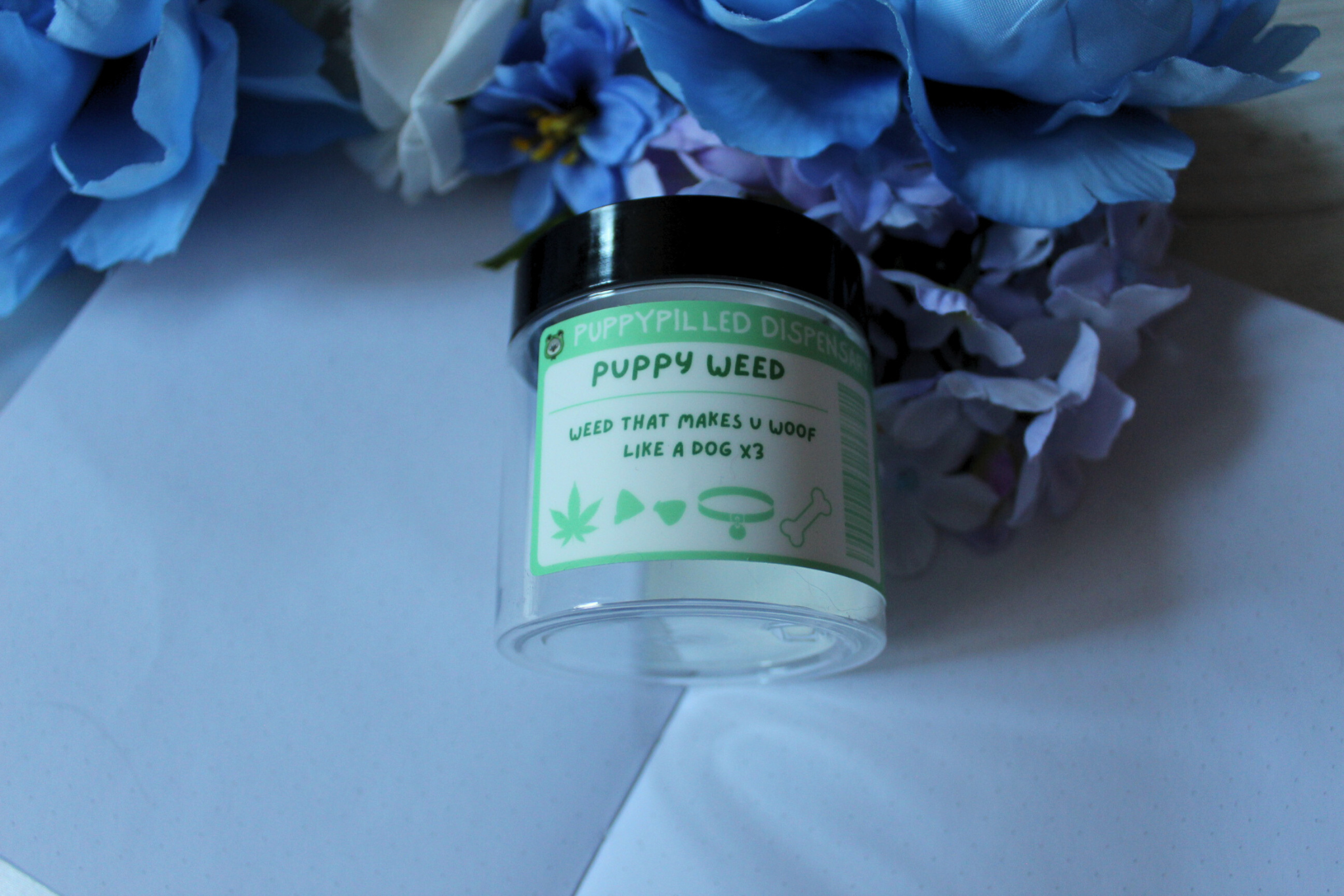 Puppy Weed Stash Jars