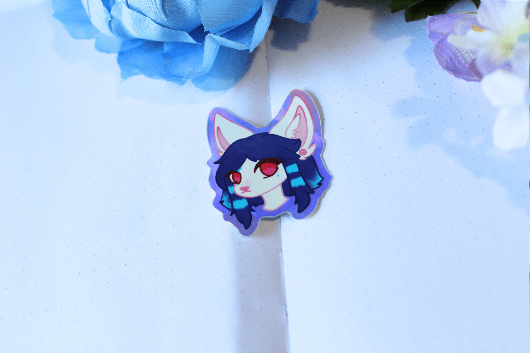Alyx Holo Border Sticker - puppypilled