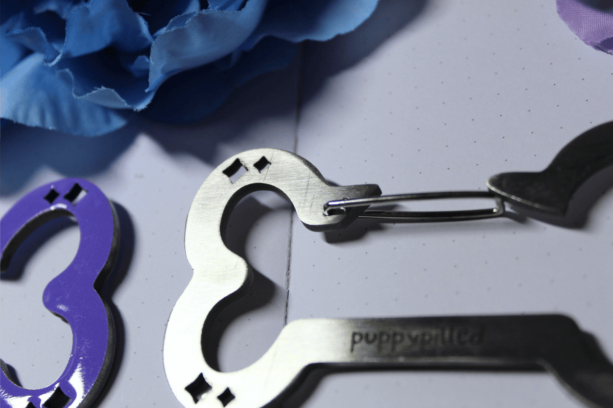 (B GRADE) Leftover Bone Carabiners! - puppypilled