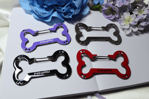 (B GRADE) Leftover Bone Carabiners! - puppypilled