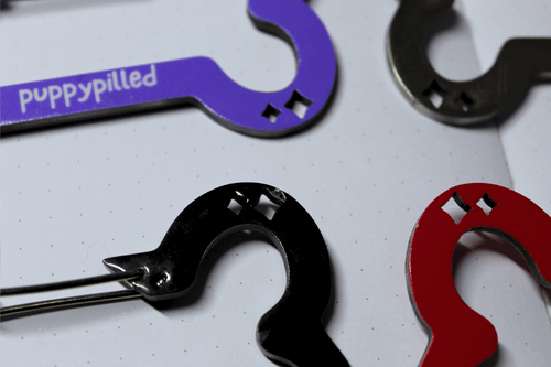 (B GRADE) Leftover Bone Carabiners! - puppypilled