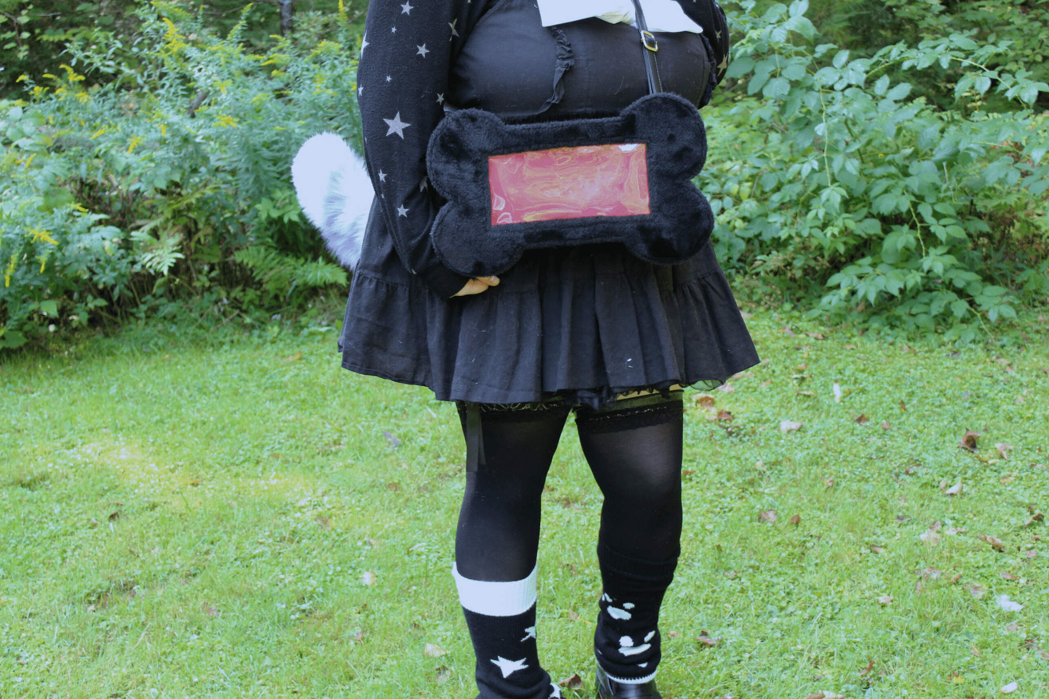 (Black) Doggie Bone Ita Bag - B - GRADE LEFTOVERS - puppypilled