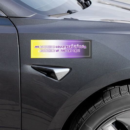 Cat Fight Car Magnets - puppypilled