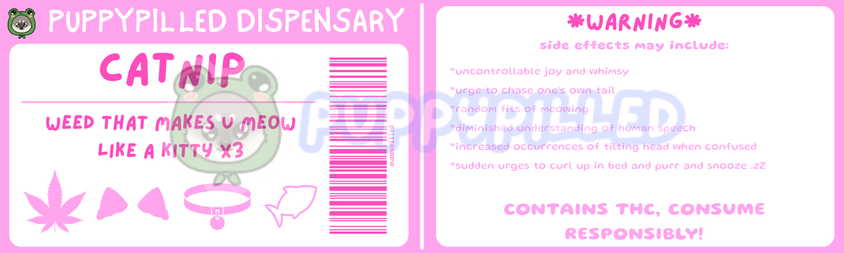 Catnip Stash Jars - PINK VERSION - puppypilled