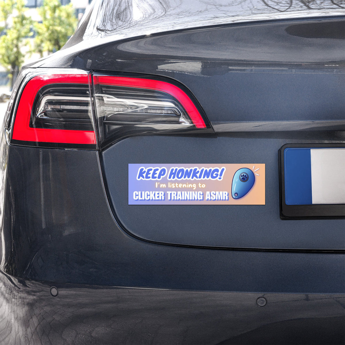 Clicker Training ASMR Car Magnet/Sticker - puppypilled