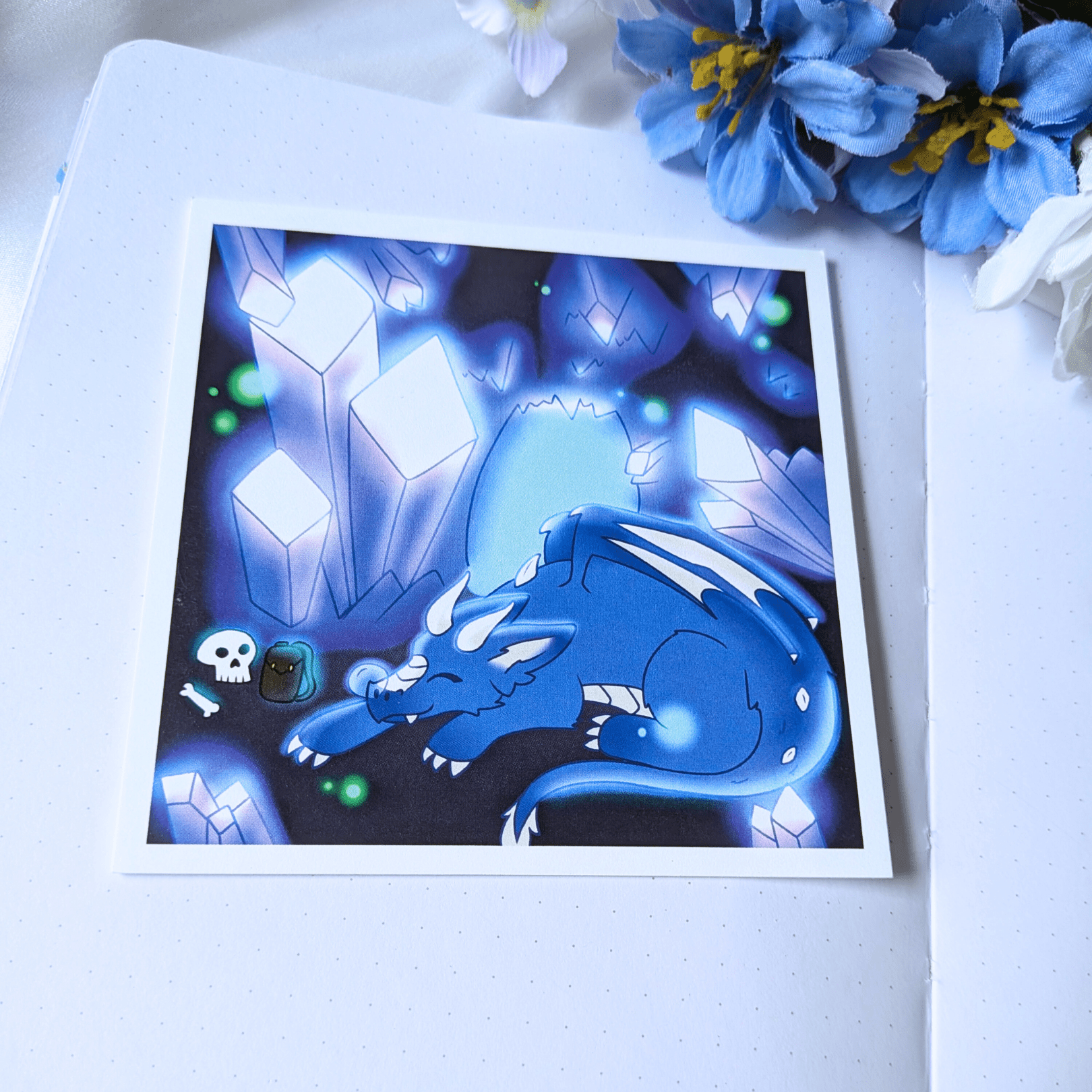 Crystal Dragon Art Print - puppypilled