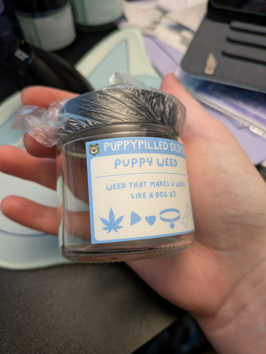 CUSTOM LABEL Stash Jar! - puppypilled