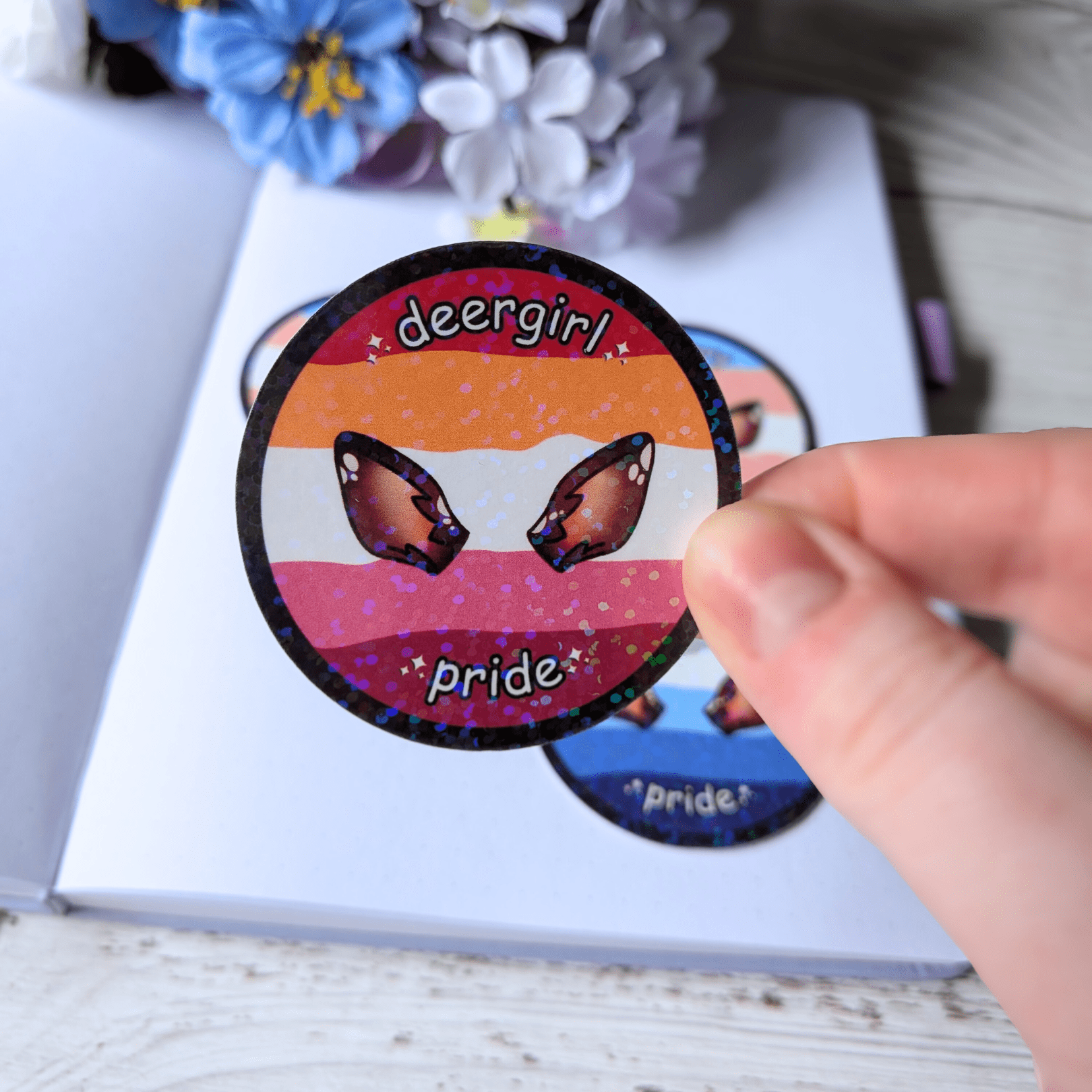 Deer Pride Sticker (Customize your own!) - puppypilled