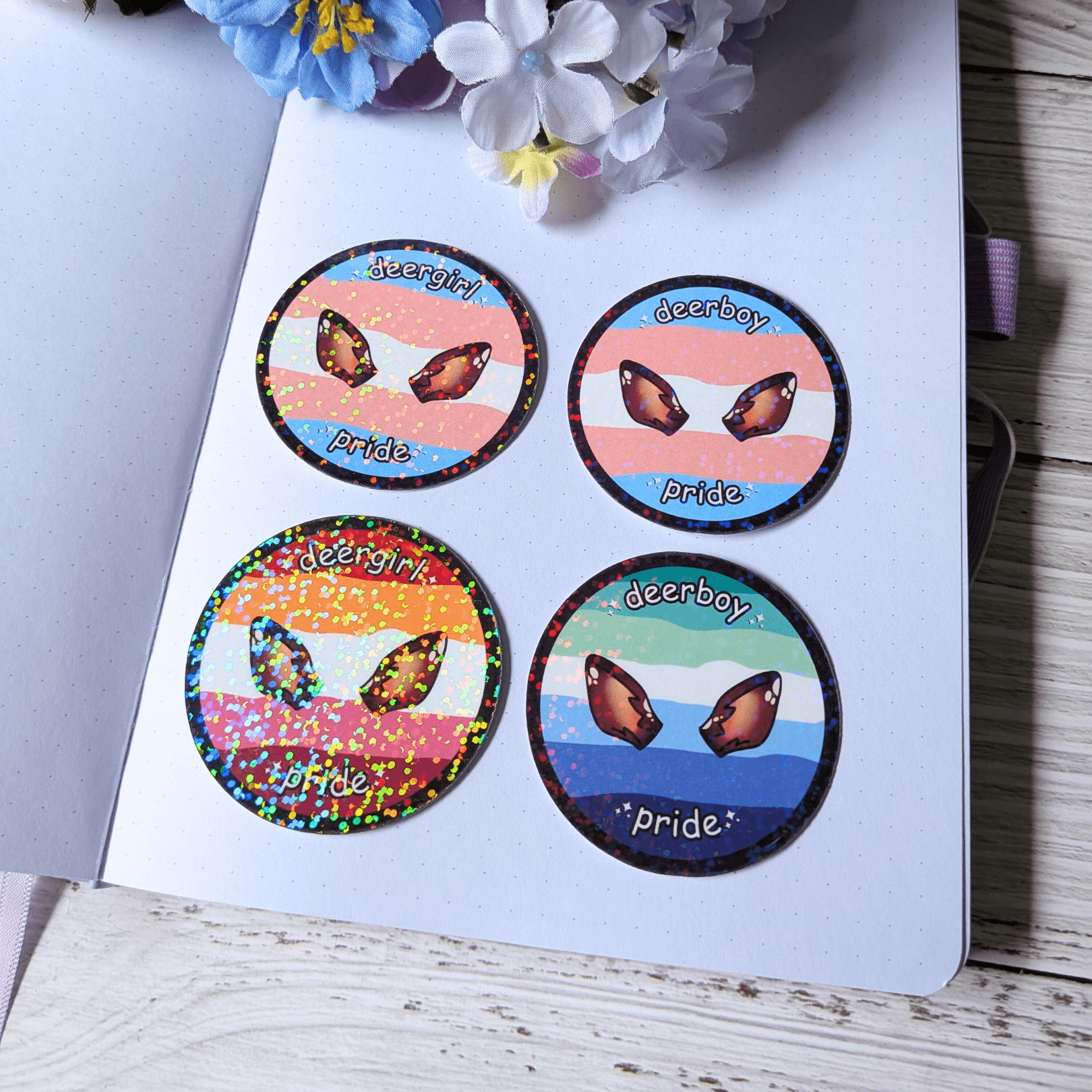 Deer Pride Sticker (Customize your own!) - puppypilled