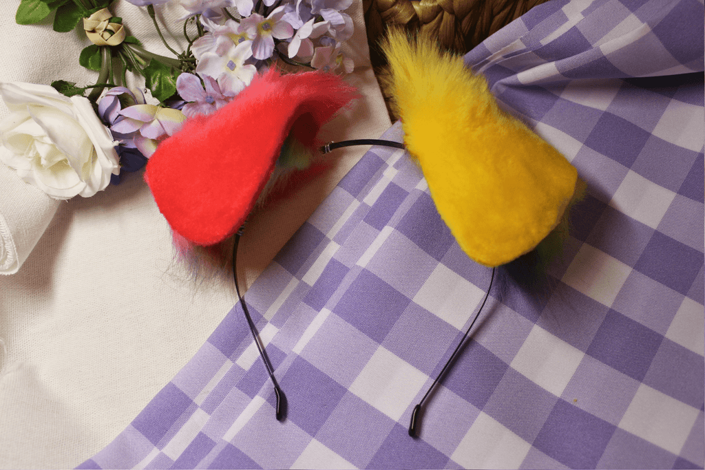 DISCOUNTED Kidcore Rainbow Puppy Ears (Set A) - puppypilled