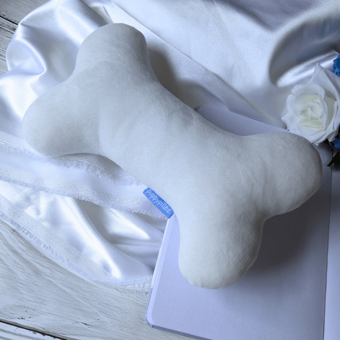 Doggie Bone Plushie! (with Squeakers) - puppypilled