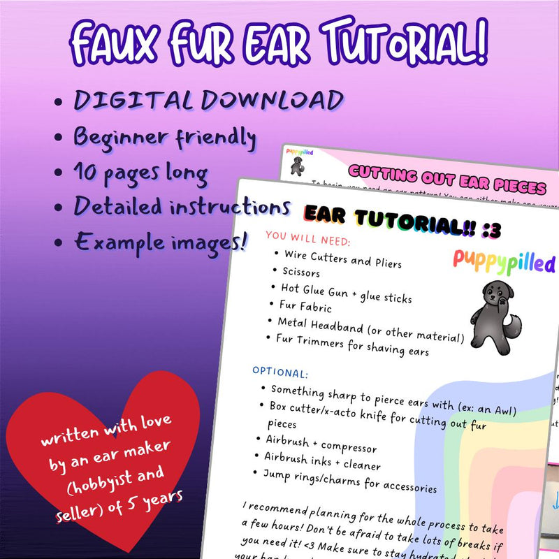 Faux Fur Cosplay Kemonomimi Ear Making Tutorial - puppypilled