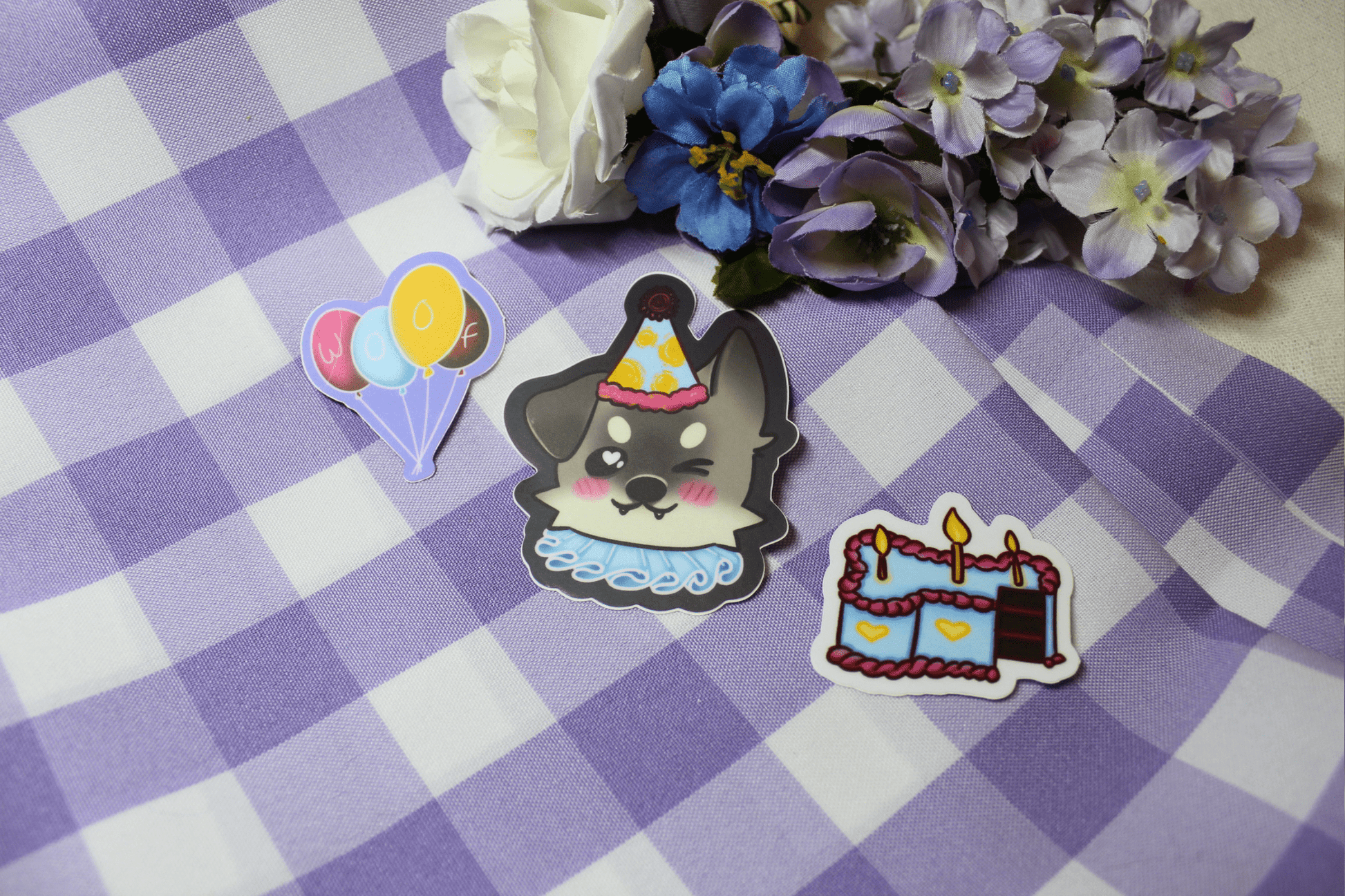 Feb Sticker Club Leftovers - Pringle's Bday! - puppypilled