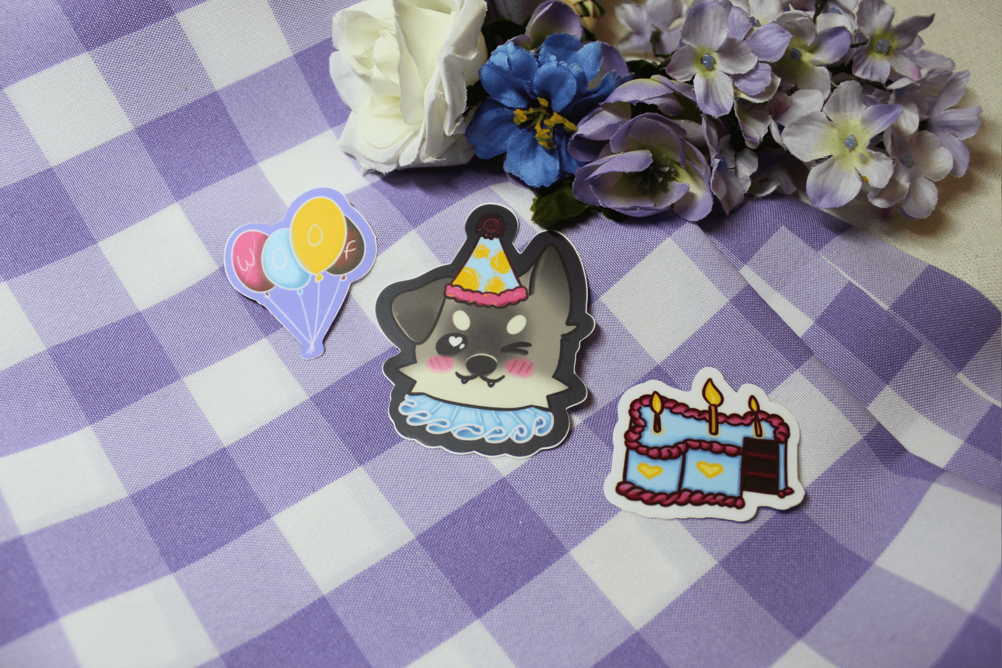 Feb Sticker Club Leftovers - Pringle's Bday! - puppypilled