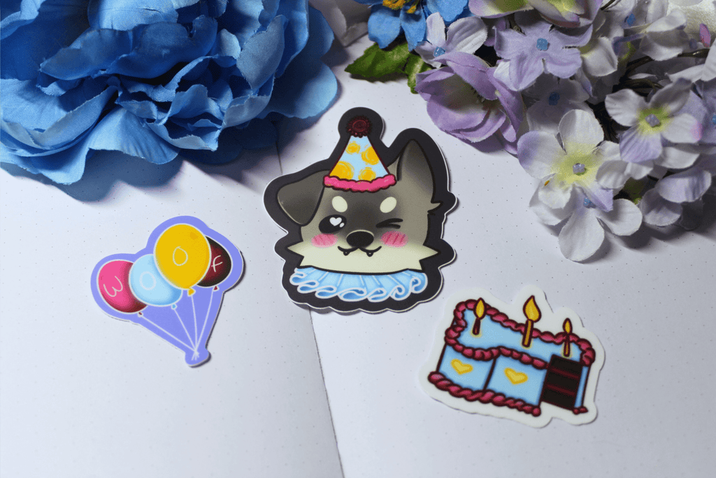 Feb Sticker Club Leftovers - Pringle's Bday! - puppypilled