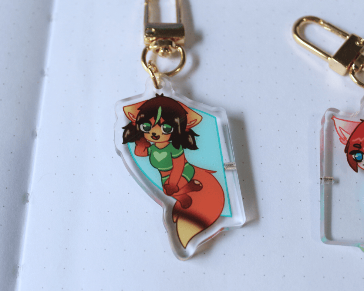 Fox Magnetic Matching Charms *B - GRADE* - puppypilled