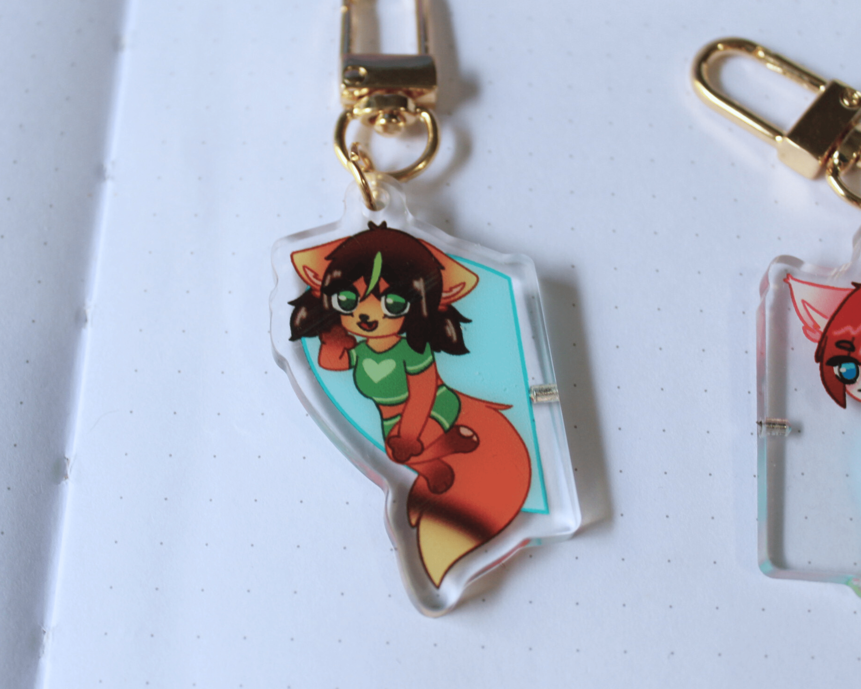 Fox Magnetic Matching Charms *B - GRADE* - puppypilled