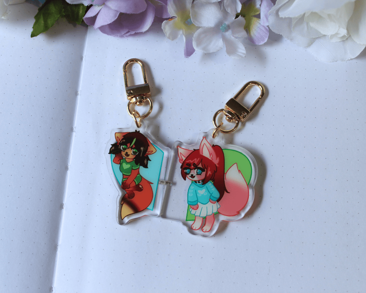 Fox Magnetic Matching Charms *B - GRADE* - puppypilled