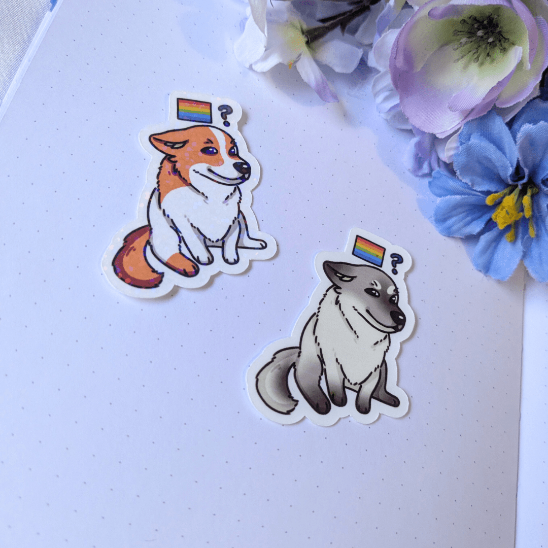 Gay? Dog Sticker - puppypilled