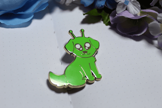 Gleeby Puppy Enamel Pin - puppypilled