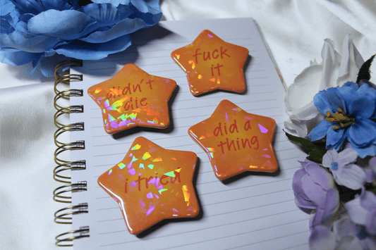 Gold Star Buttons - puppypilled