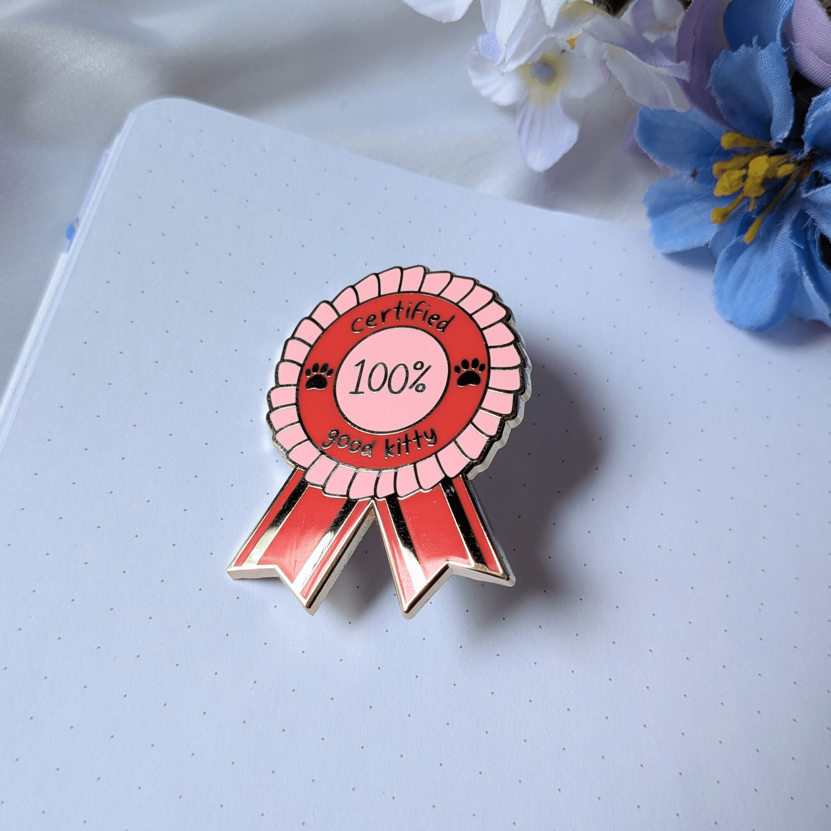 "Good Kitty" Enamel Pin - puppypilled