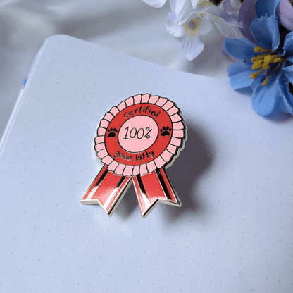 "Good Kitty" Enamel Pin - puppypilled