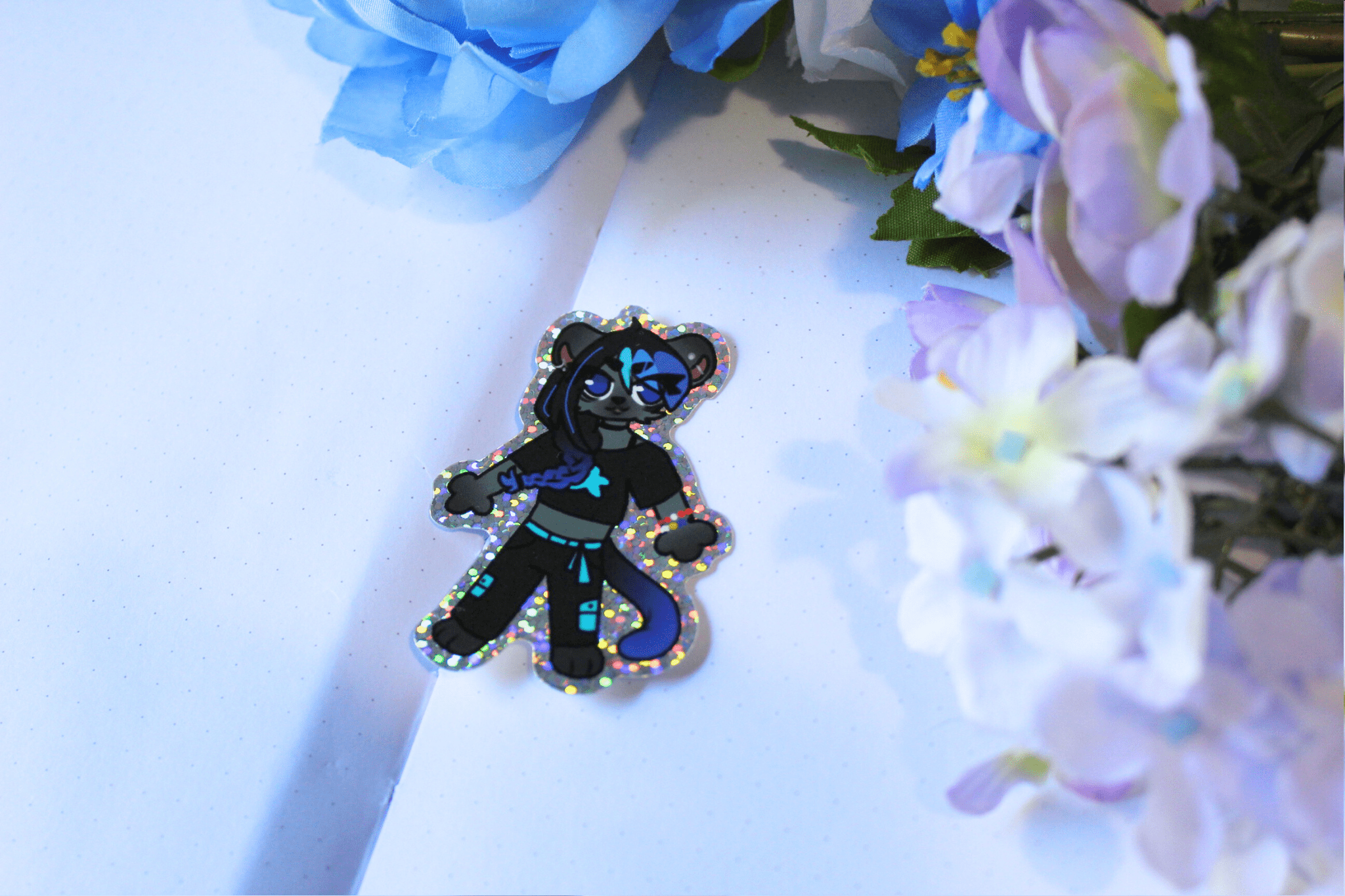 Gummy Worm Glitter Sticker - puppypilled