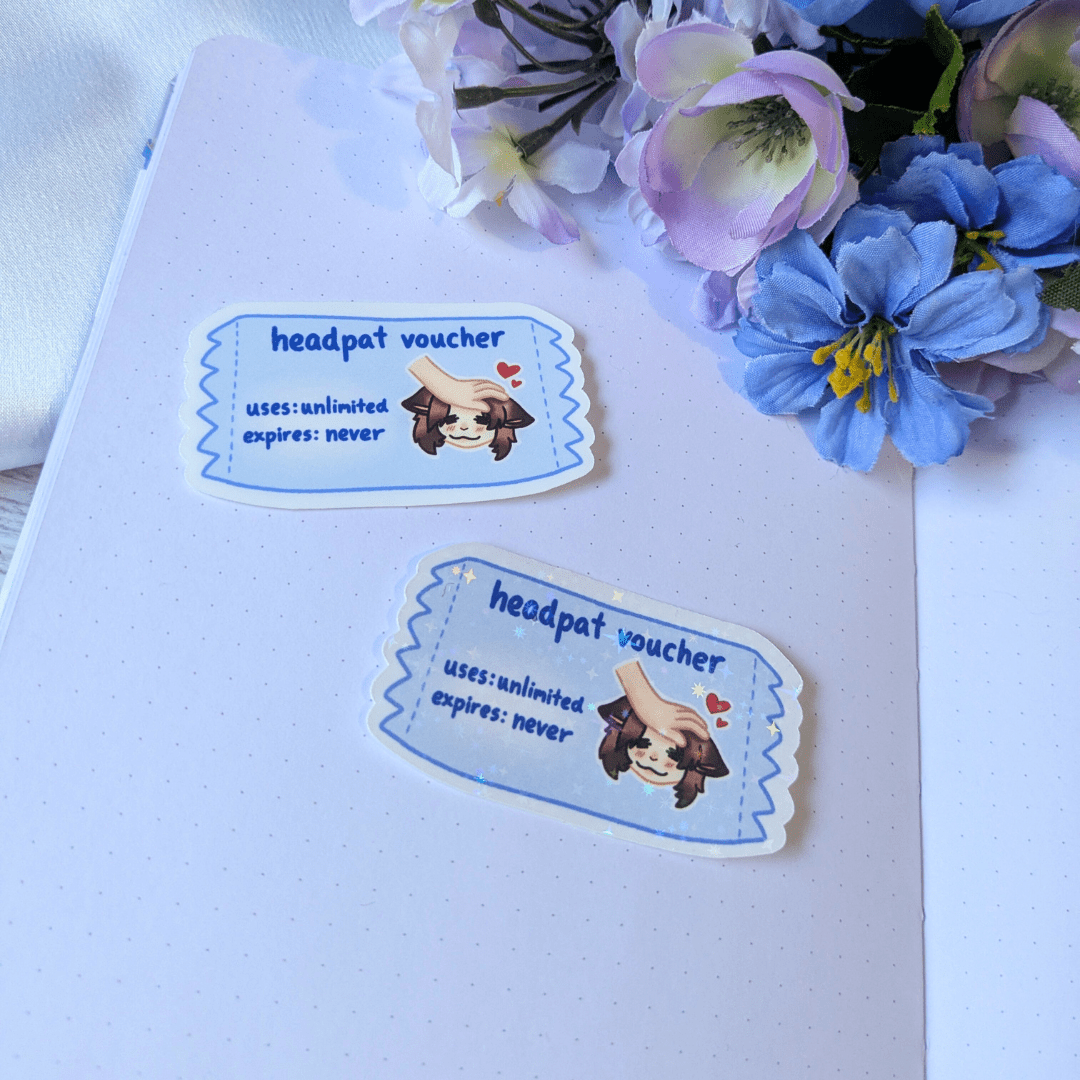 Headpat Voucher Sticker - puppypilled