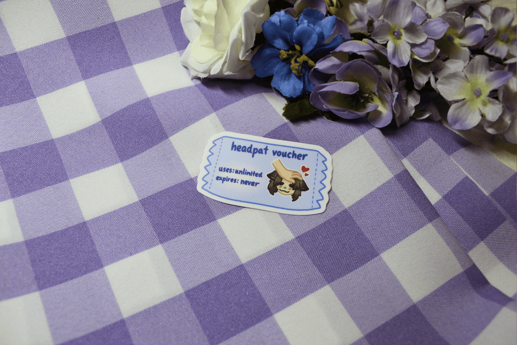 Headpat Voucher Sticker - puppypilled