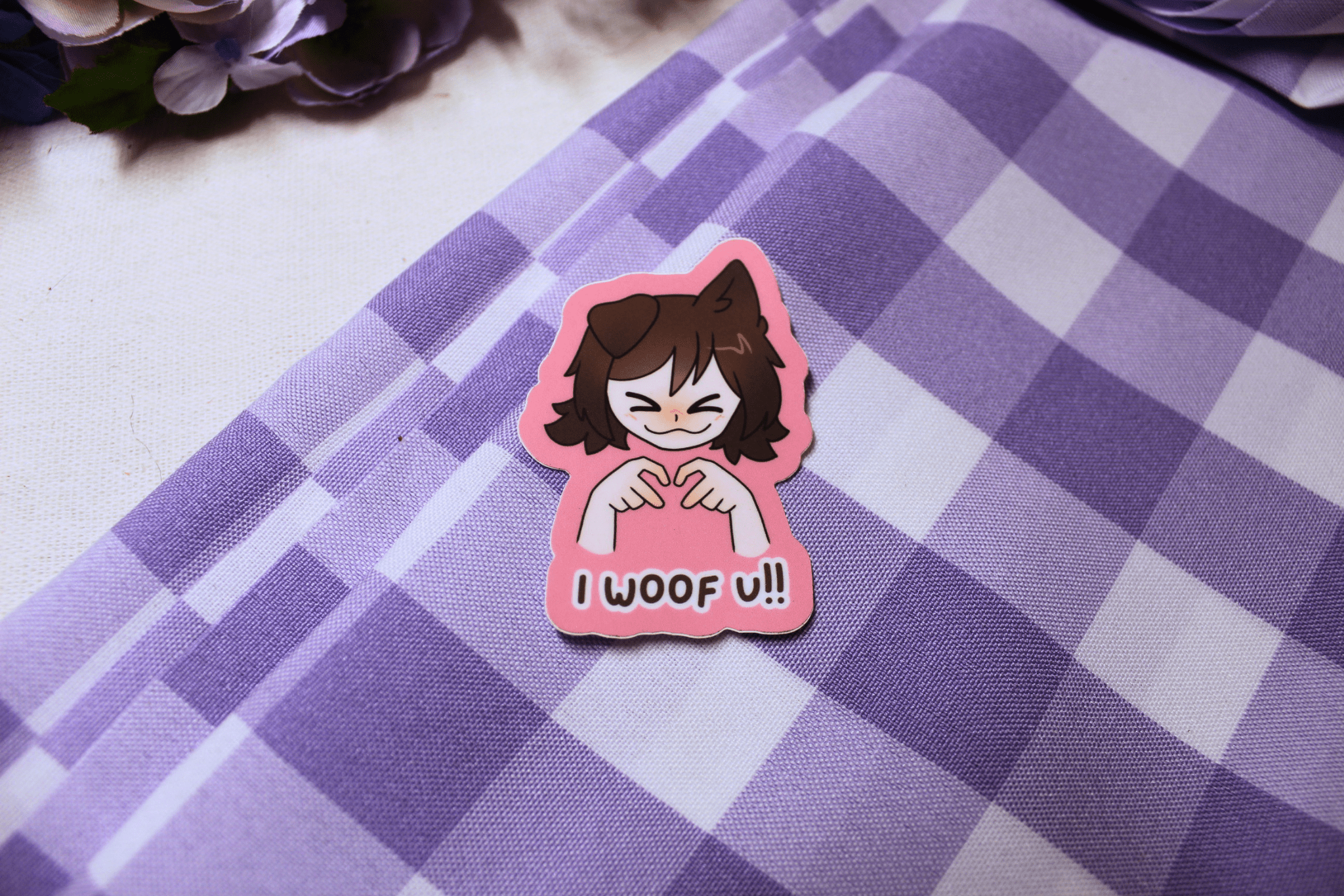 I woof u Sticker - puppypilled