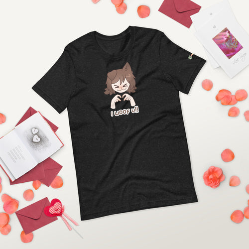 "i woof u!!" Tshirt - puppypilled