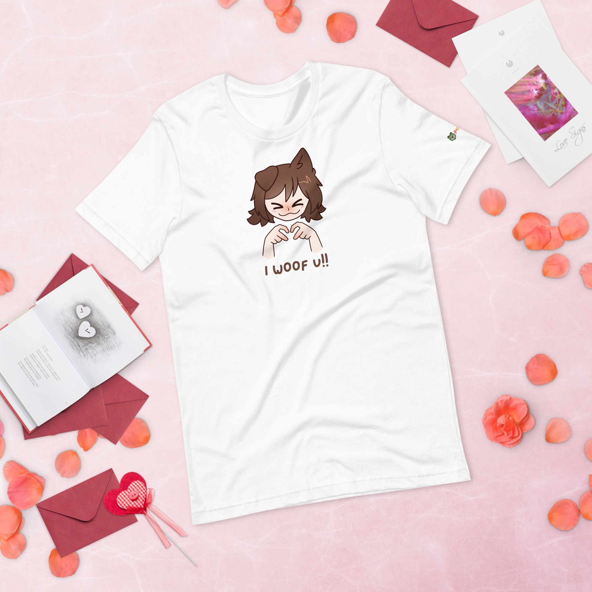 "i woof u!!" Tshirt - puppypilled